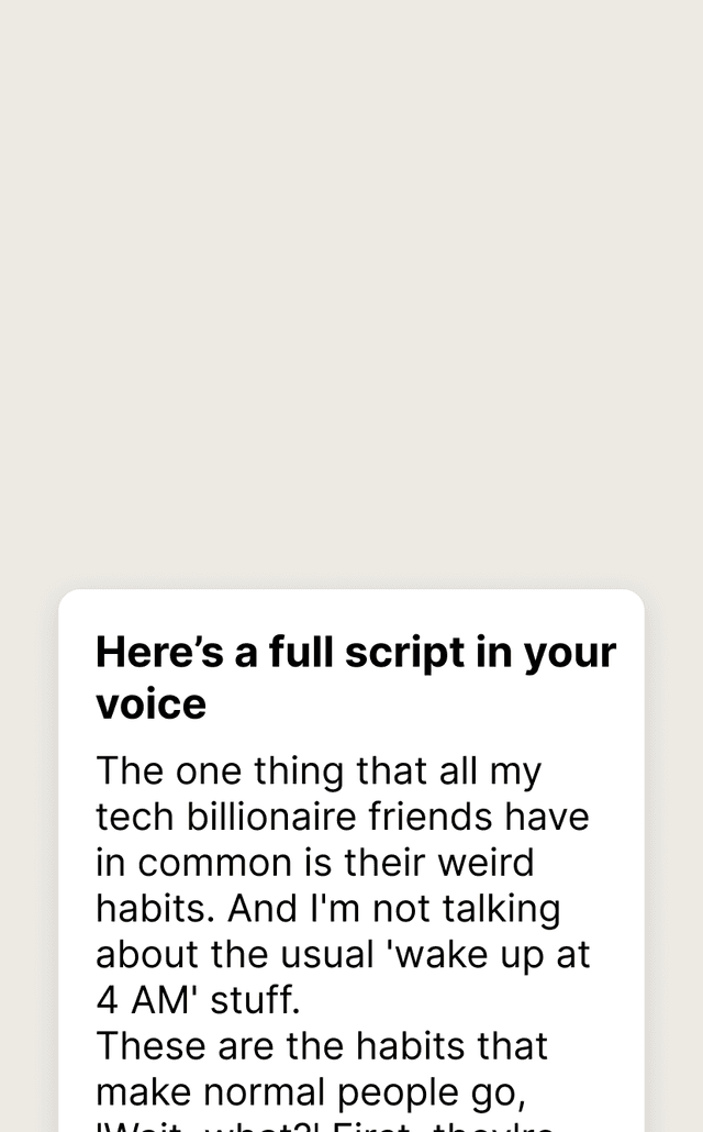 Fix your script